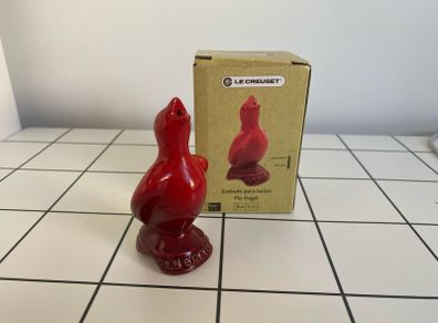 Le Creuset Pie Bird Red Funnel Stoneware Ceramic