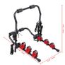 BRAND NEW Car Rear Bike Rack Carrier For 3 Bikes Safety Ropes for Hatchback Image 3