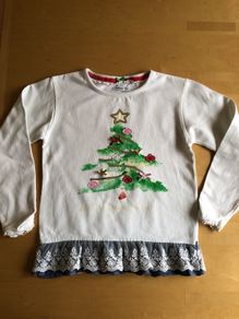 Christmas jumper top age 9-10