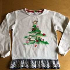 Christmas jumper top age 9-10
