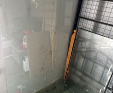 Two pains of glass free to take