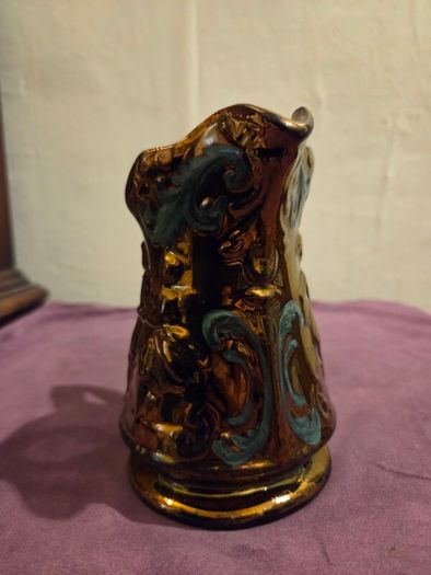 English Copper Lusterware Pitcher