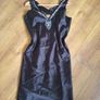 vintage karen millen embellished satin midi dress occasion wedding party Size UK14 Image 3