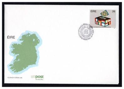1984 Ireland European Parliamentary Election Commemorative Stamp An Post First Day Cover (FDC)