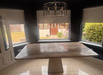 Marble dining table