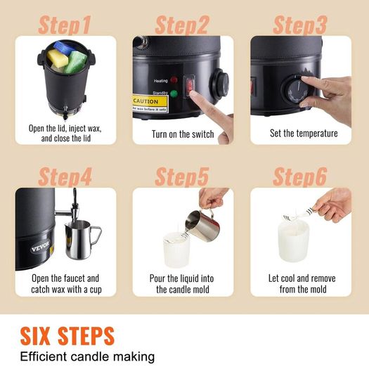 Wax Melter for Candle Making 10Liter Electric Pot