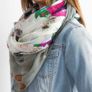 Lovely Long Scarf with Tassels - lovely gift Image 2