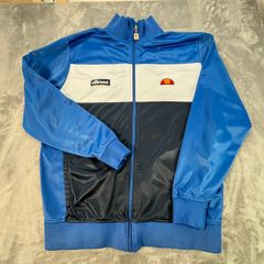 Ellesse Tracksuit Top Navy/Blue Large Jacket 80s 90s Casuals - Retro