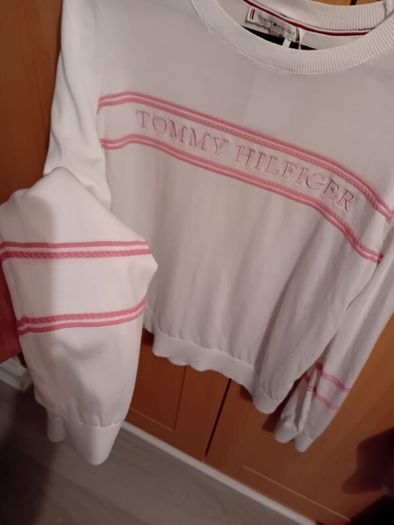 Tommy Hilfiger Cotton Knit Jumper - Size S UK 8 to 10 - BNWT RRP 130