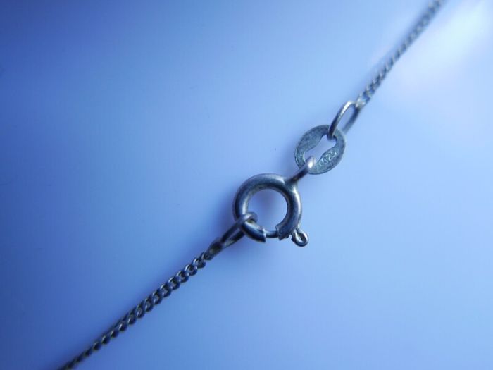 Sterling Silver 925 Necklace and Pendant L16" - 3,92g