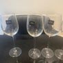 Set of four royal Worcester glasses Image 8
