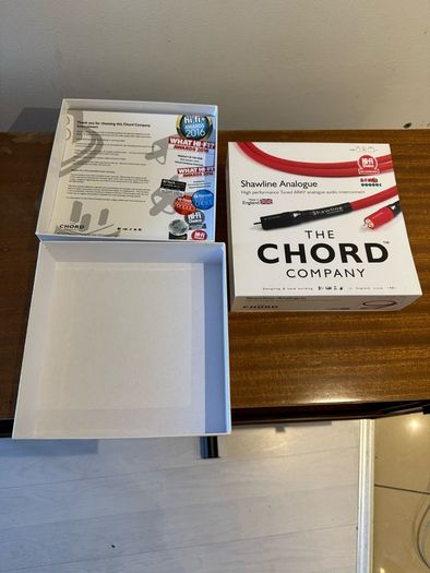 Chord Shawline RCA 1m interconnects - boxed
