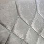 Crushed velvet small double bed Image 4