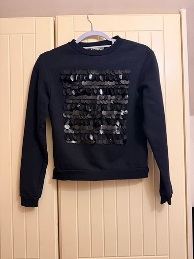 Black whistles sweatshirt