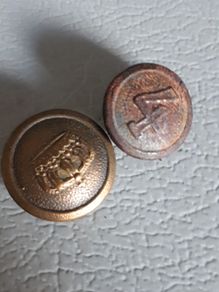 military buttons.