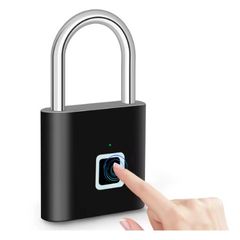 Keyless USB Charging Fingerprint Lock Smart Padlock Waterproof