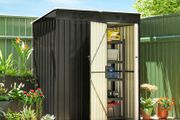 Outdoor Garden Shed 1.37 m sq 163x90x179 cm with Latch Doo