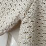 Cream Second Female Short Sleeve Knit Top-Size S Image 4