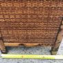 Solid wood bamboo and rattan weave 4 drawer chest of drawers Image 5