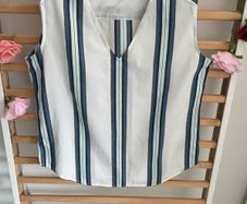 Marks & Spencer striped top size 12 100% cotton