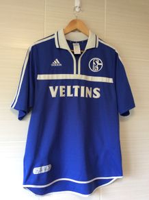 Schalke 04 Jersey.Authentic Adidas Home Jersey From Season 2000/2001. Collect In Dublin Or Receive Via Post.