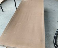 Canvas camp bed