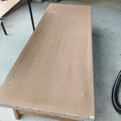 Canvas camp bed