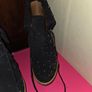 Mulberry Ink Blue Studded Wedges Size 41 Image 8