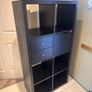 Black-brown Ikea KALLAX cabinet Image 3