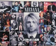Kurt Cobain Nirvana Flag.