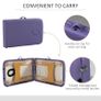 Portable 2 Section Massage Table Bed Folding Lightweight Beauty Therapy Couch Purple Image 3