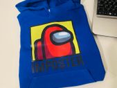 Among us imposter game hoodies for adults and kids