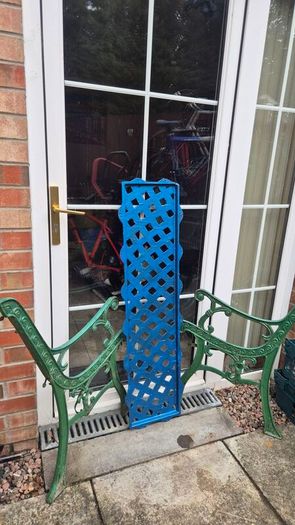 iron cast garden bench sides ends