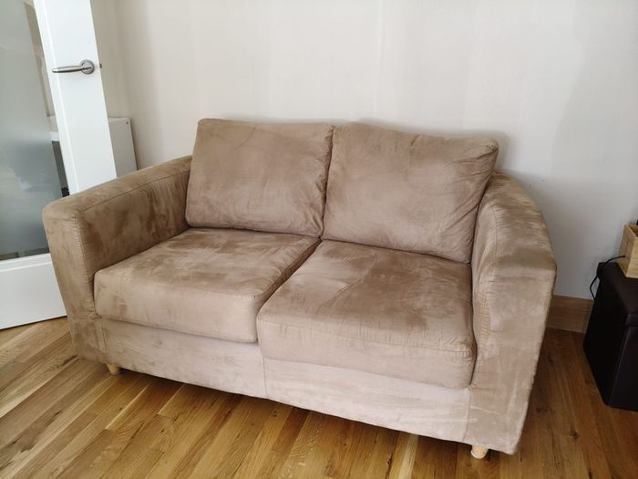 Very nice, comfortable three and two seater sofas