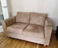 Very nice, comfortable three and two seater sofas