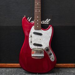 Fender Japan MG69 Mustang 1995/1996 - Old Candy Apple Red