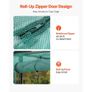 Crop Cage, 3.56 x 1.2 x 1.94 m Plant Protection Tent with Zippered Door, Wind-Resistant Tall Crop Cage, Easy to Install, Outdoor Raised Bed Cover, Tomato Plant Netting for Garden Patio Lawn Image 7