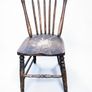 Antique Kitchen Chairs x 2 - Rustic Image 3