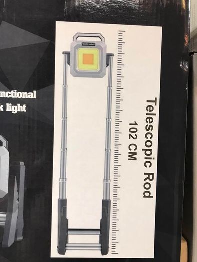 Multifunctional Work Light Rechargeable Telescopic