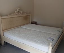 King size bed and mattress