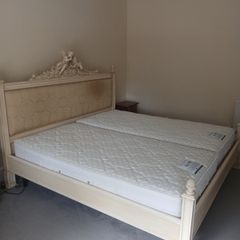 King size bed and mattress