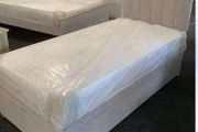 single beds with mattress in many colors including headboard