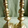 Antique Victorian Candlesticks, Two Vintage Brass Candlesticks , Table or Mantle Decor, Vintage Brass candlesticks Image 3