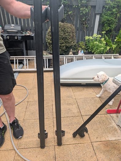 Car roof rails