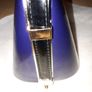 Navy Patent PEACH Handbag Image 7