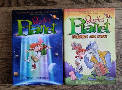 Red's Planet Comic Book 1 & 2 by Eddie Pittman, Age 8+