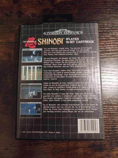 The Revenge of Shinobi - Sega Megadrive