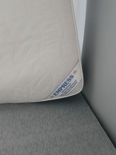 double bed base and mattress