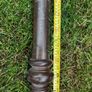 3m walnut coloured curtain poles Image 3