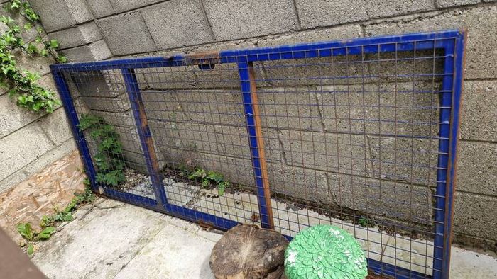 Steel mesh gate - heavy duty